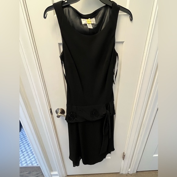 Evan Picone Black Cocktail Dress size 8 - Picture 1 of 4